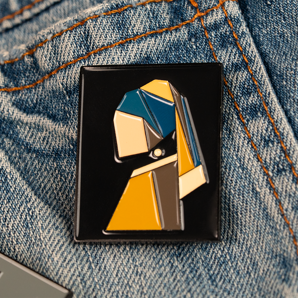 La joven de la perla - Pin de esmalte