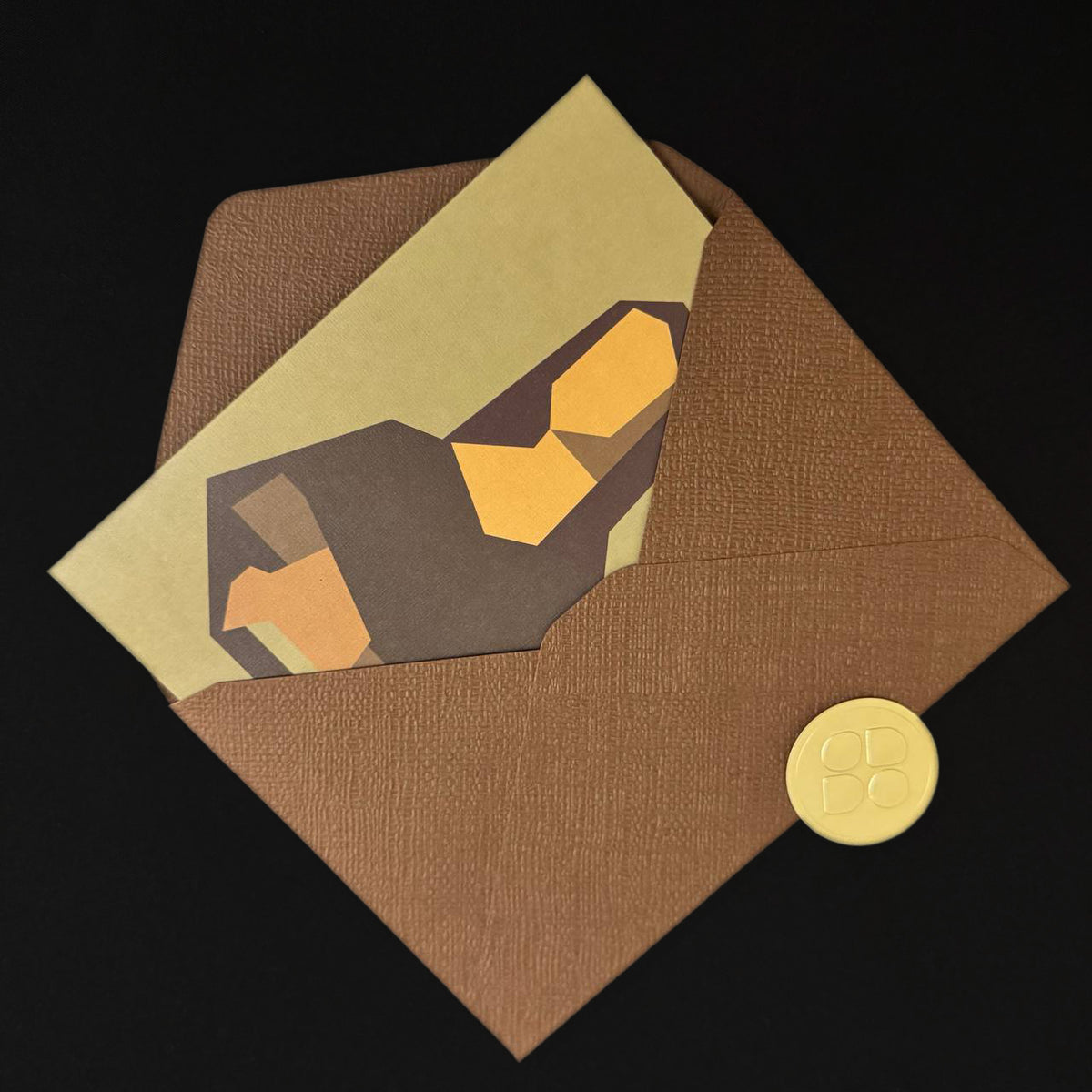 Carte de vœux - La Joconde