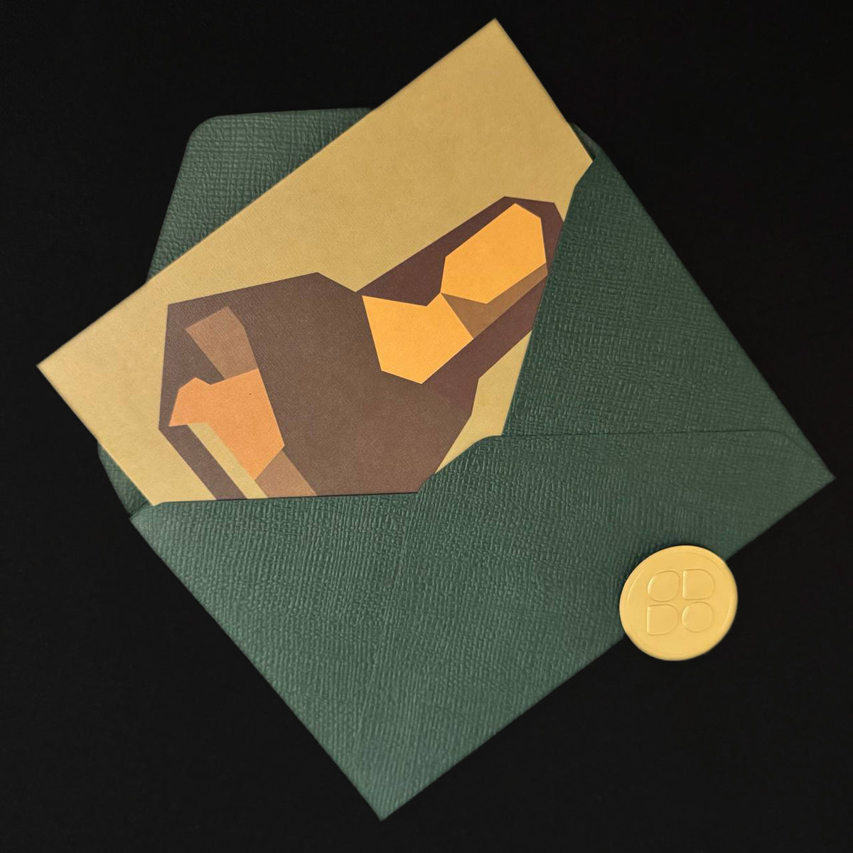 Carte de vœux - La Joconde