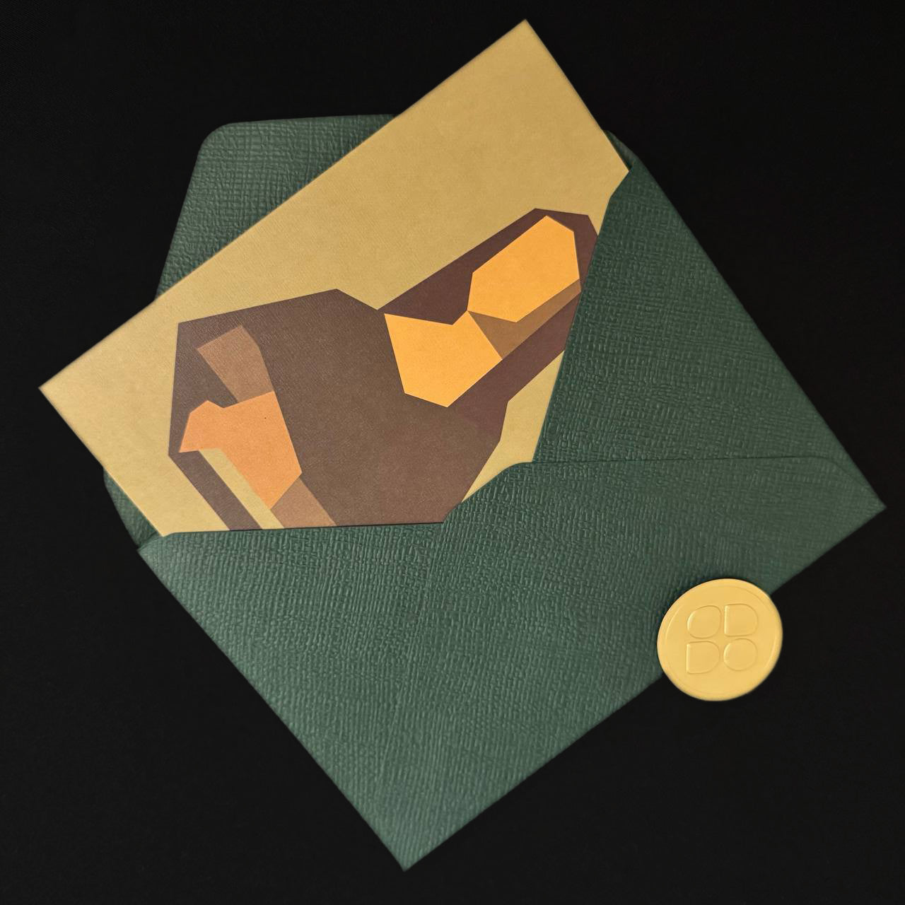 Tarjeta de felicitación - Mona Lisa