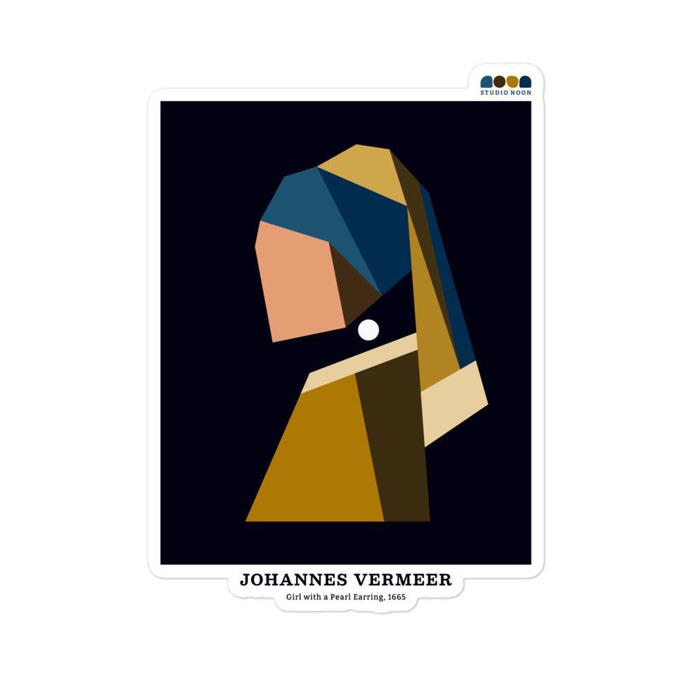 Vinyl Sticker - Girl with a Pearl Earring