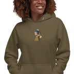 Unisex Hoodie Premium Cotton - Girl with a Pearl Earring