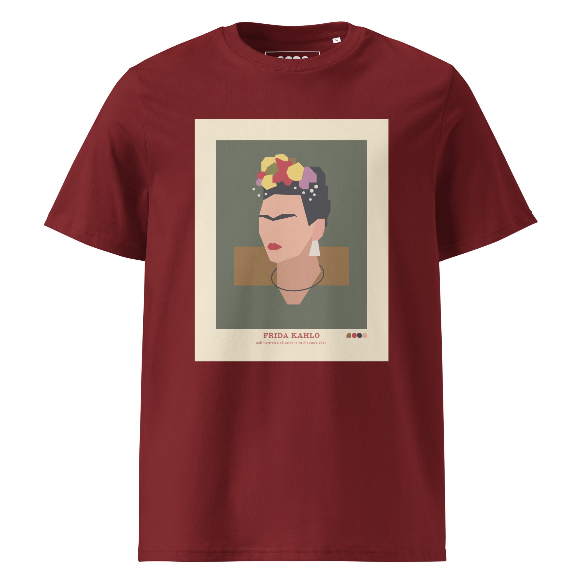 Organic Unisex T-shirt - Frida Kahlo's Self Portrait Dedicated to Dr Eloesser