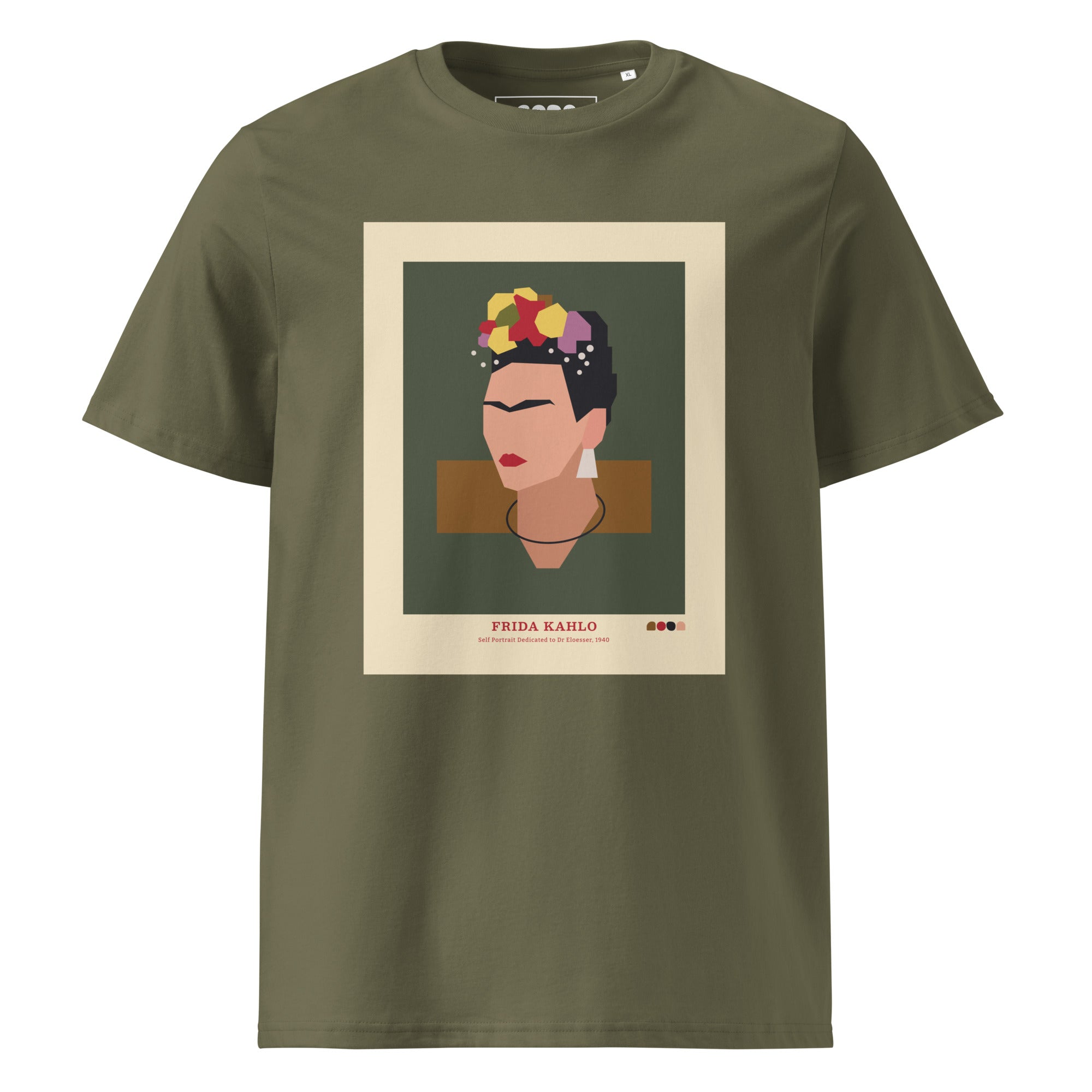 Organic Unisex T-shirt - Frida Kahlo's Self Portrait Dedicated to Dr Eloesser