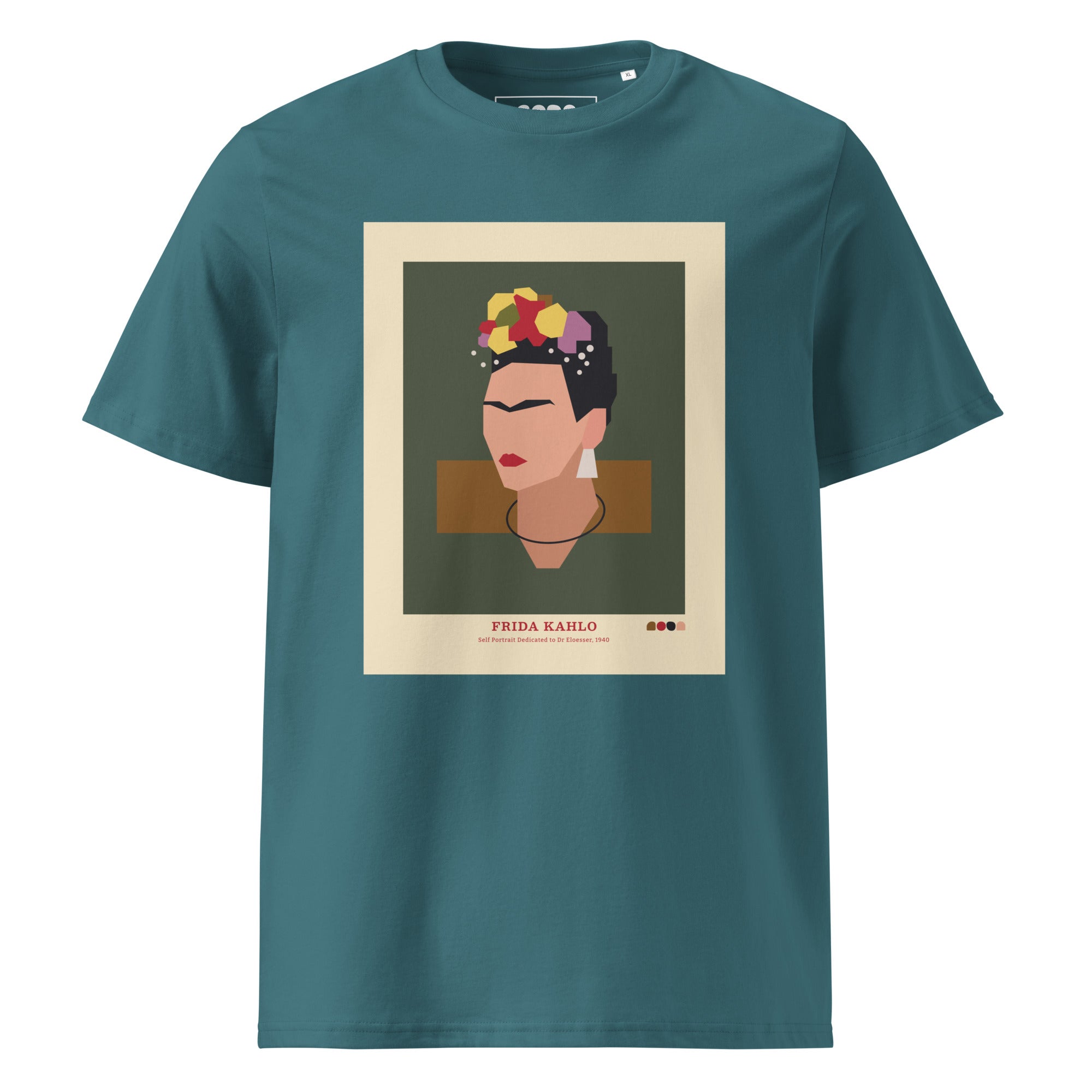 Organic Unisex T-shirt - Frida Kahlo's Self Portrait Dedicated to Dr Eloesser