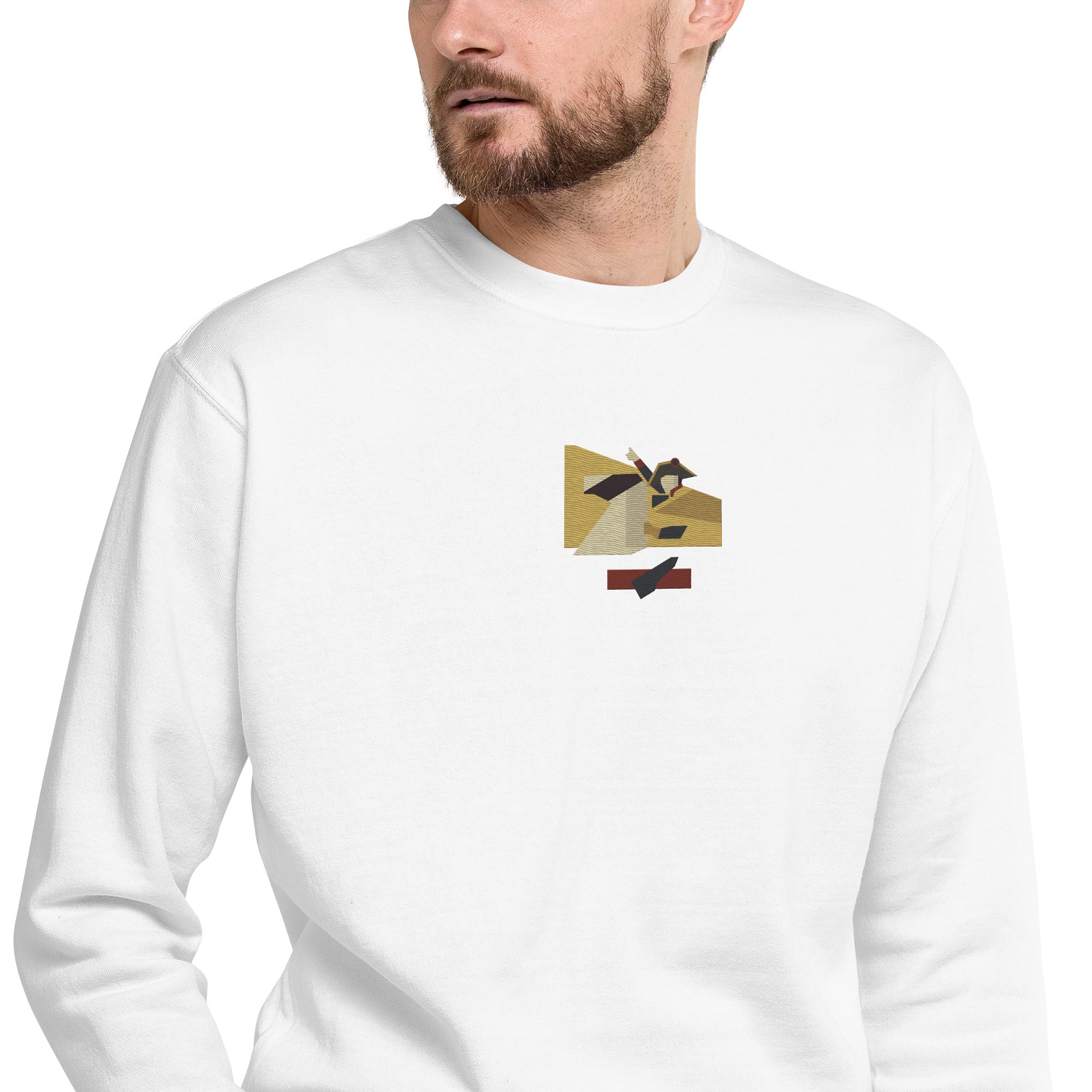 Sweat-shirt unisexe premium - Napoléon traversant les Alpes