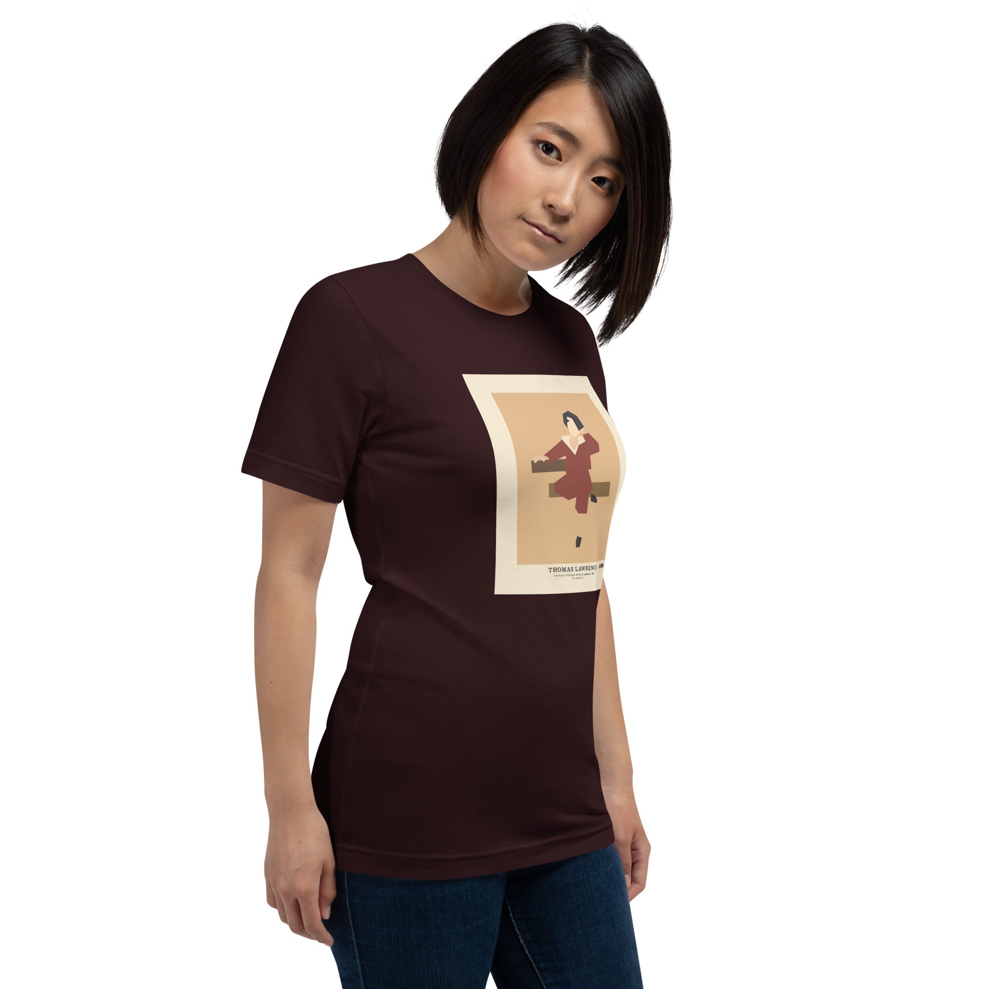 T-shirt classique unisexe - Le garçon rouge (Portrait de Charles William Lambton)